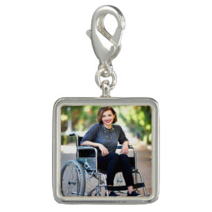 Handicapped Photo Customize Personalize Charm