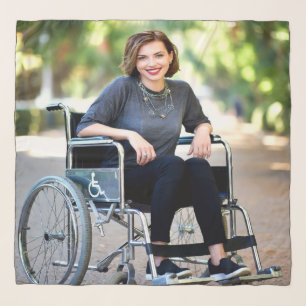 Handicapped Photo Customize Personalize Scarf