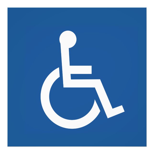 Handicapped Photo Print (Front)