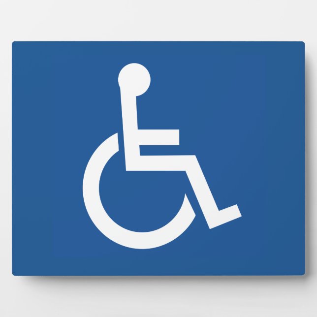 Handicapped Plaque (Front)