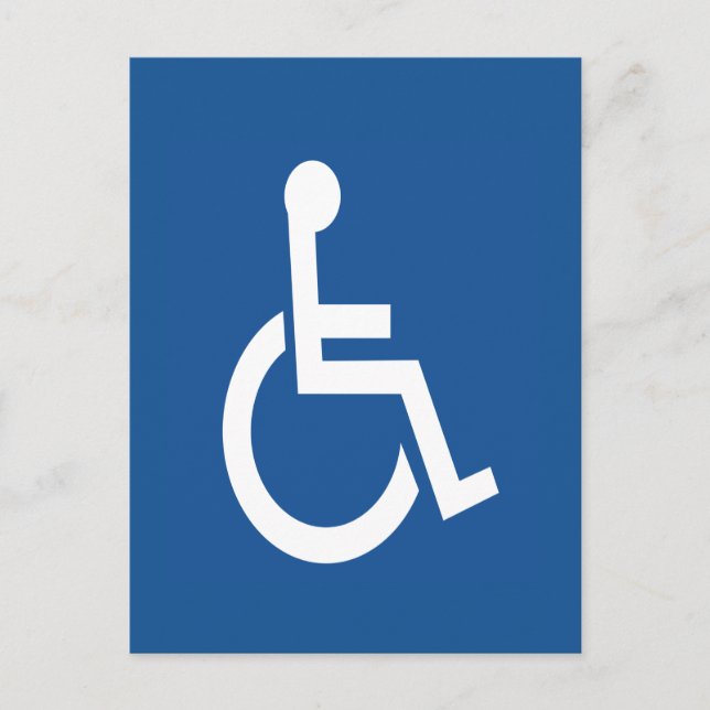 Handicapped Postcard (Front)