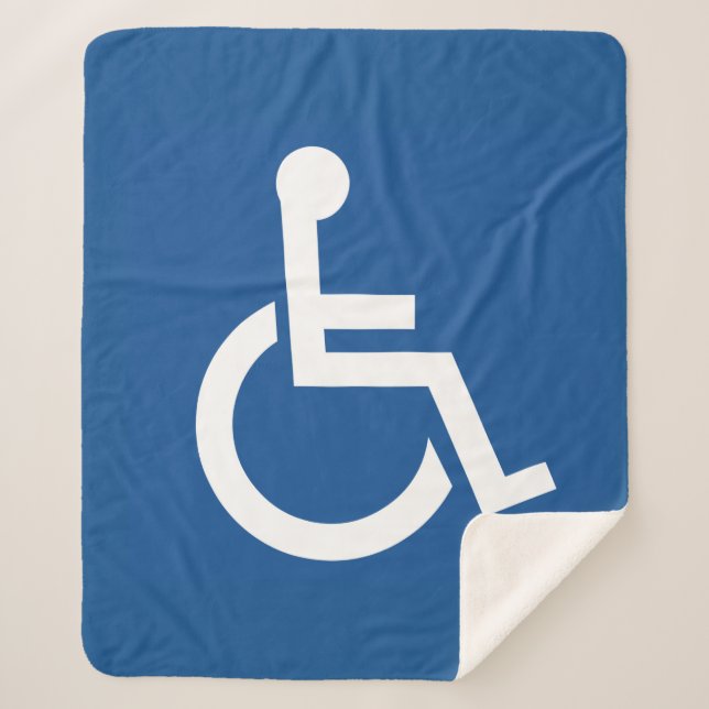 Handicapped Sherpa Blanket (Front)