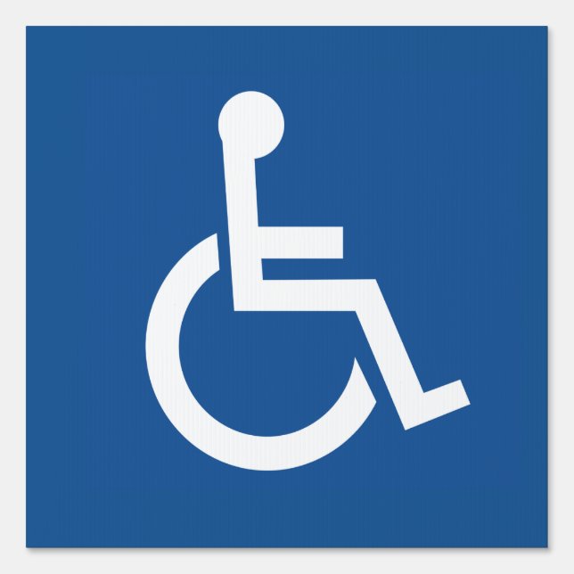 Handicapped Sign (Front)