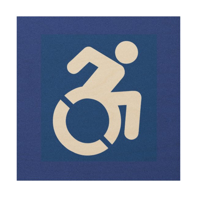 Handicapped Sign Modern (Front)