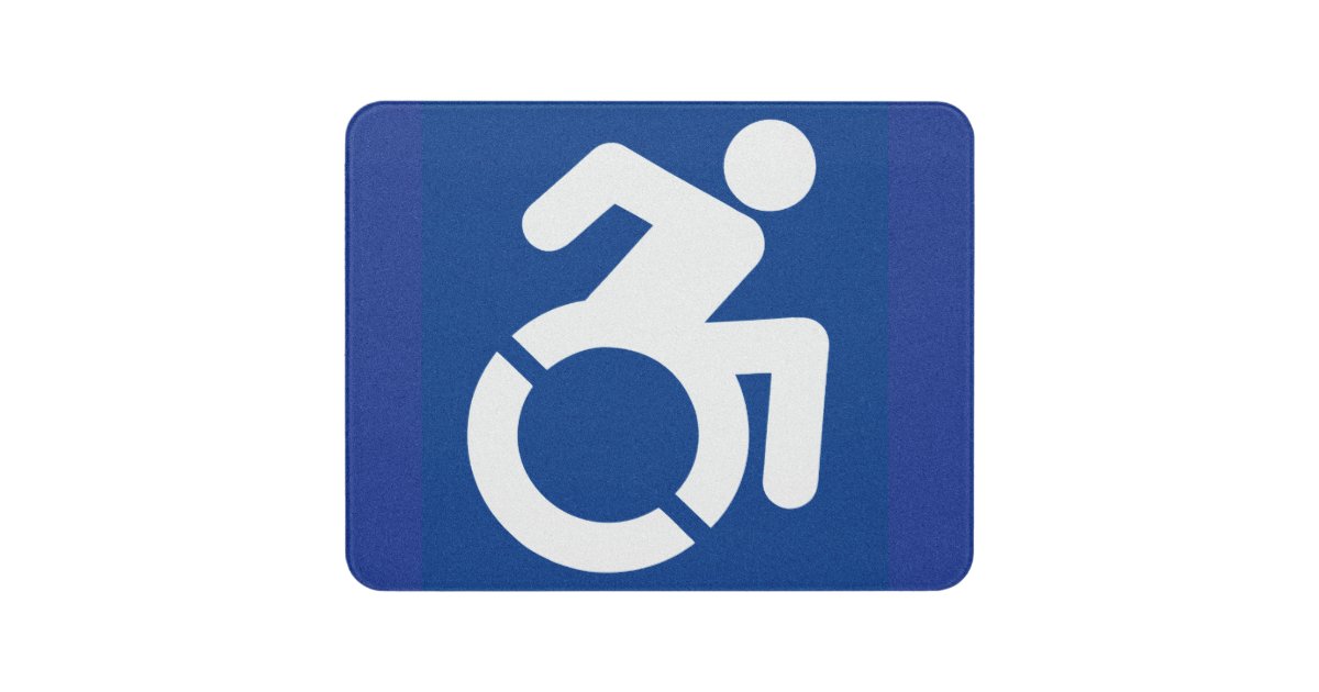 Handicapped Arabic Sign Handicapped Sign Modern | Zazzle