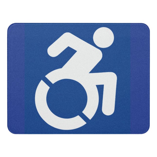 Handicapped Sign Modern (Contemporary Front)