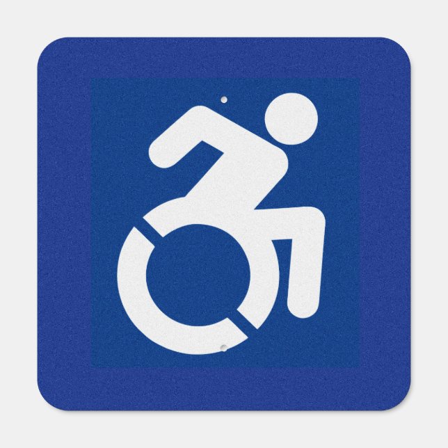 Handicapped Sign Modern (Front)