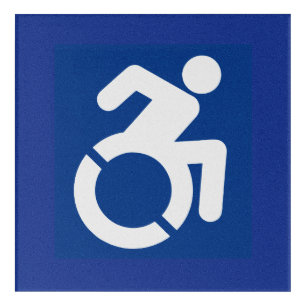 Handicapped Sign Modern Acrylic Print
