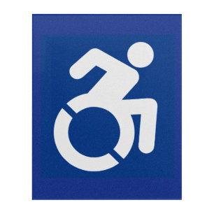 Handicapped Sign Modern Acrylic Print