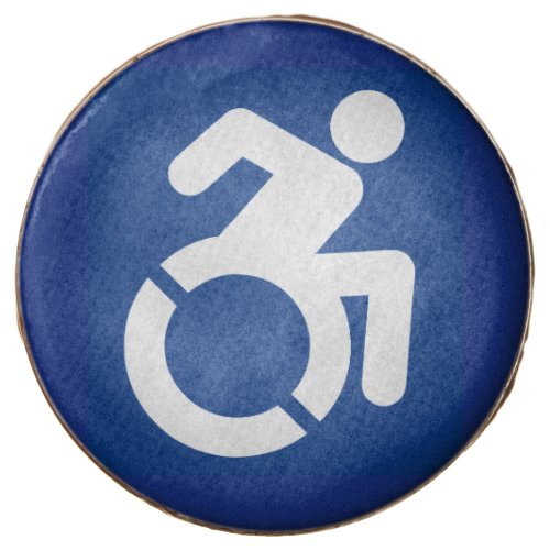 Handicapped Sign Modern Chocolate Covered Oreo