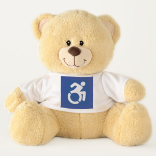 Handicapped Sign Modern Teddy Bear