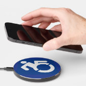 Handicapped Sign Modern Wireless Charger (Hand)