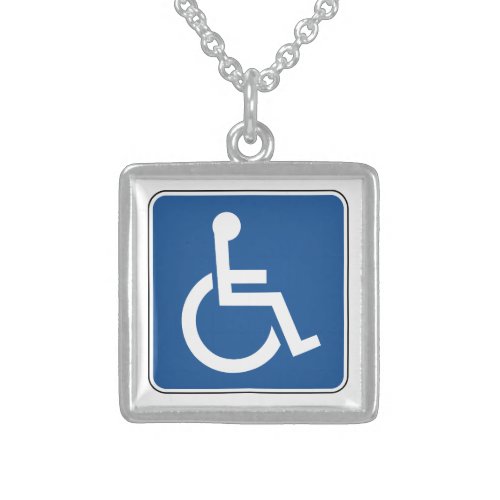Handicapped Sterling Silver Necklace