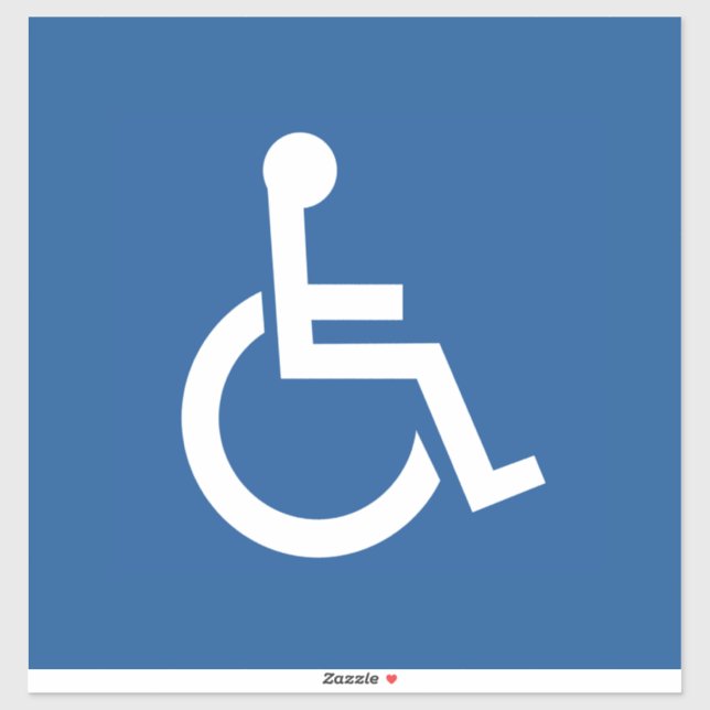 Handicapped Sticker (Sheet)