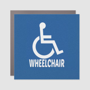 Handicapped Wheelchair Car Magnet
