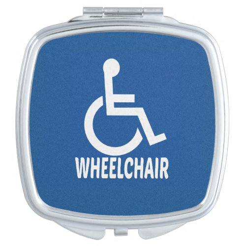 Handicapped Wheelchair Compact Mirror