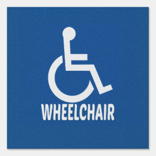 Handicapped Wheelchair Sign