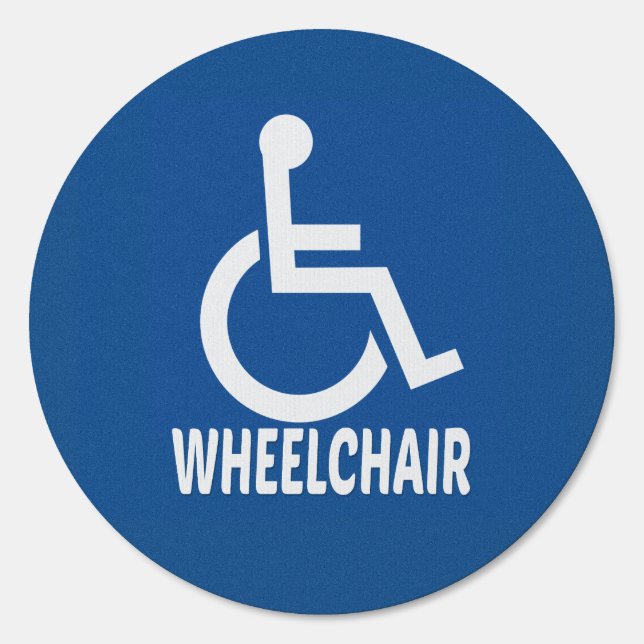 Handicapped Wheelchair Sign (Front)