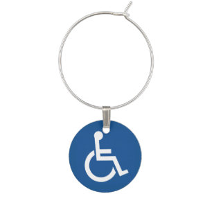 Handicapped Wine Charm