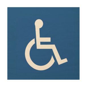 Handicapped Wood Wall Art