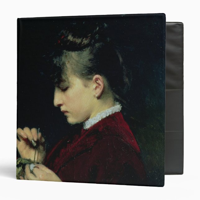 Handicraft, 1887 3 ring binder (Front/Inside)