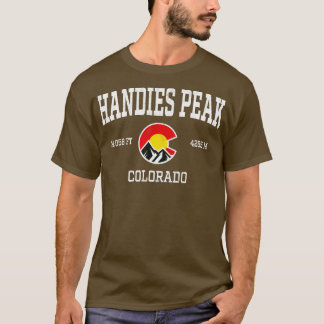 Handies Peak Colorado 14ers Vintage Athletic Mount T-Shirt