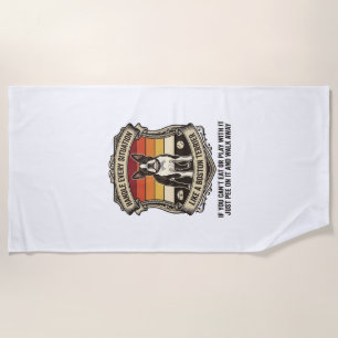 Handle Every Situation Boston Terrier Dog Sunset S Beach Towel