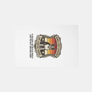 Handle Every Situation Boston Terrier Dog Sunset S Rug