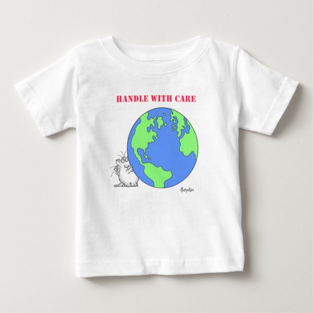 HANDLE WITH CARE Boynton Cat Baby T-Shirt (Front)