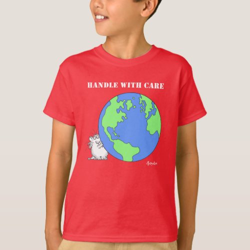 HANDLE WITH CARE Boynton Cat T_Shirt
