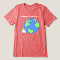 HANDLE WITH CARE Boynton Cat Tri-Blend Shirt