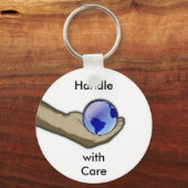 Handle with care keychain (Front)