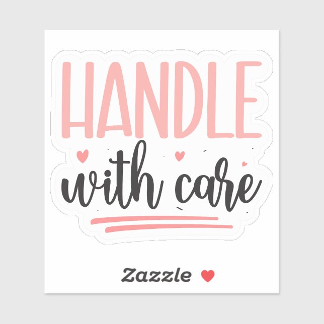 Handle With Care Sticker (Sheet)