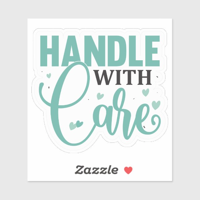 Handle With Care Sticker (Sheet)