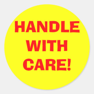 Handle With Care Stickers