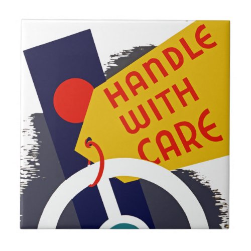 Handle With Care Tile