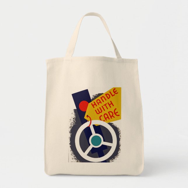 Handle With Care Tote Bag (Front)