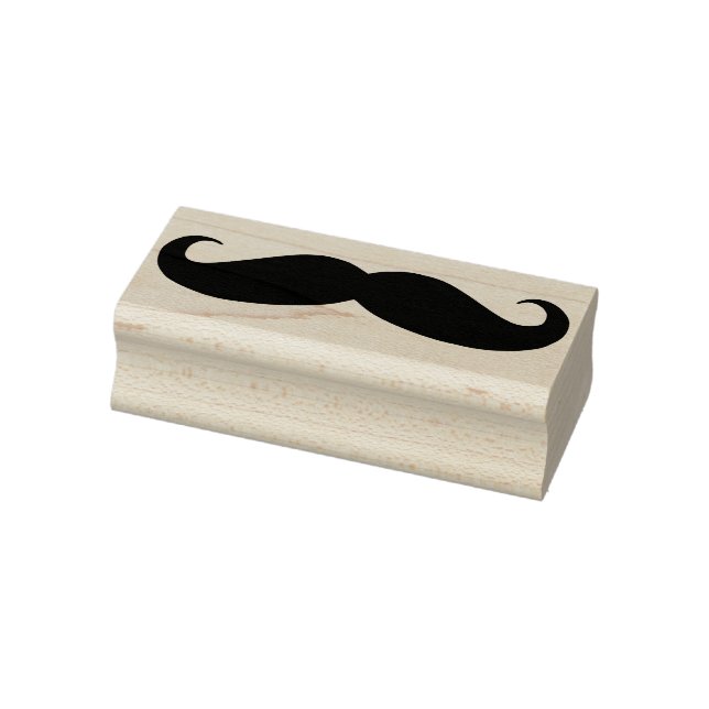 handlebar mustache art stamp (Stamp)