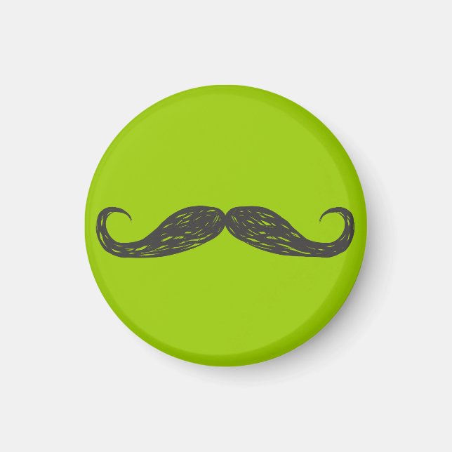 Handlebar Mustache Chic Magnet (Front)