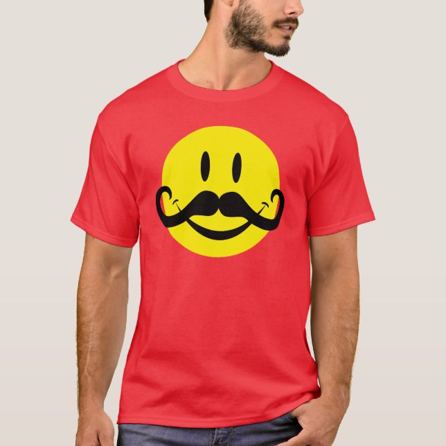 Handlebar Mustache T-Shirt (Front)