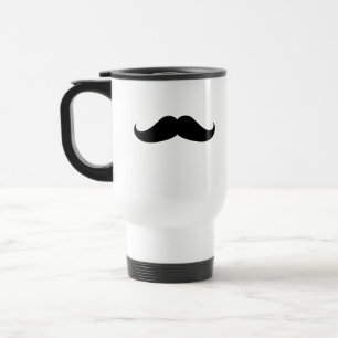 Handlebar Mustache Travel Mug