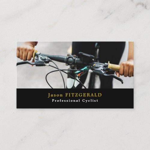 Handlebars Cycling Bicyclist Business Card