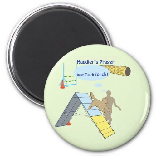 Handlers Prayer Touch Magnet