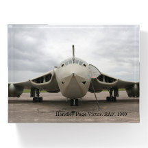 Handley Page Victor, glass Paperweight