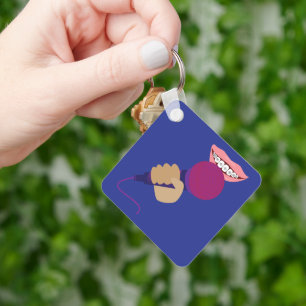 Handling Microphone Keychain