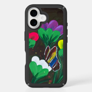 Handmade artwork - Butterfly Bolssom iPhone 16 Case