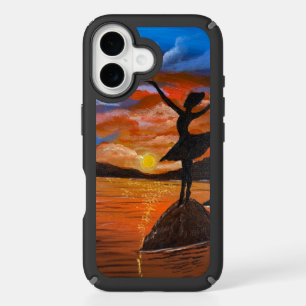 Handmade artwork / Dancing with sunso iPhone 16 Case