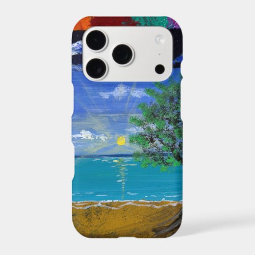 Handmade artwork - Day and Night  iPhone 17 Pro Case