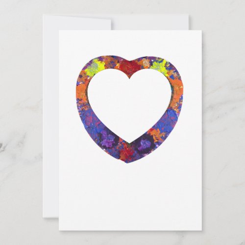 Handmade Artwork – Dog by the Waterfall  Invitation