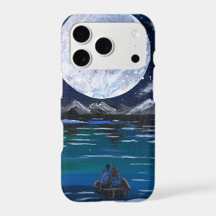 Handmade artwork- Moonlit Love iPhone 17 Pro Case